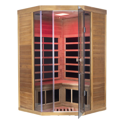 WizziSaunas SR07 2-3 Person Full Spectrum Infared Sauna