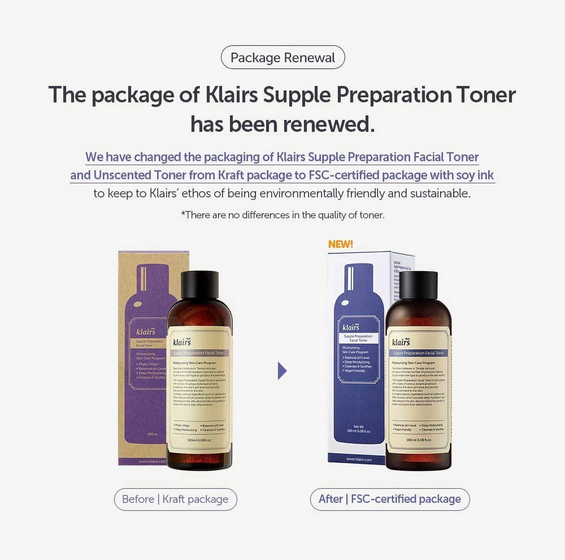 [Dear Klairs] Supple Preparation Facial Toner 6.08 Oz