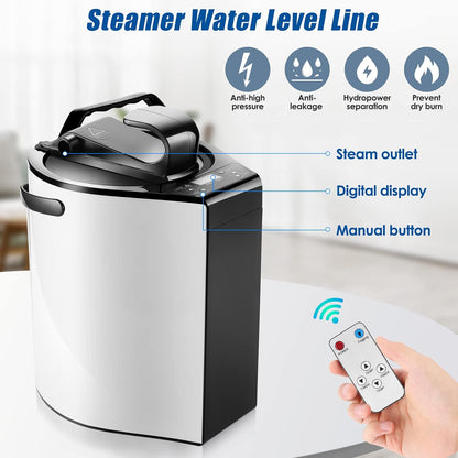 Portable Steam Sauna Full Body for Home Spa with Steamer 