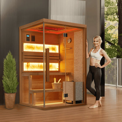 Premium Indoor Traditional Steam Sauna - EverVibe Life