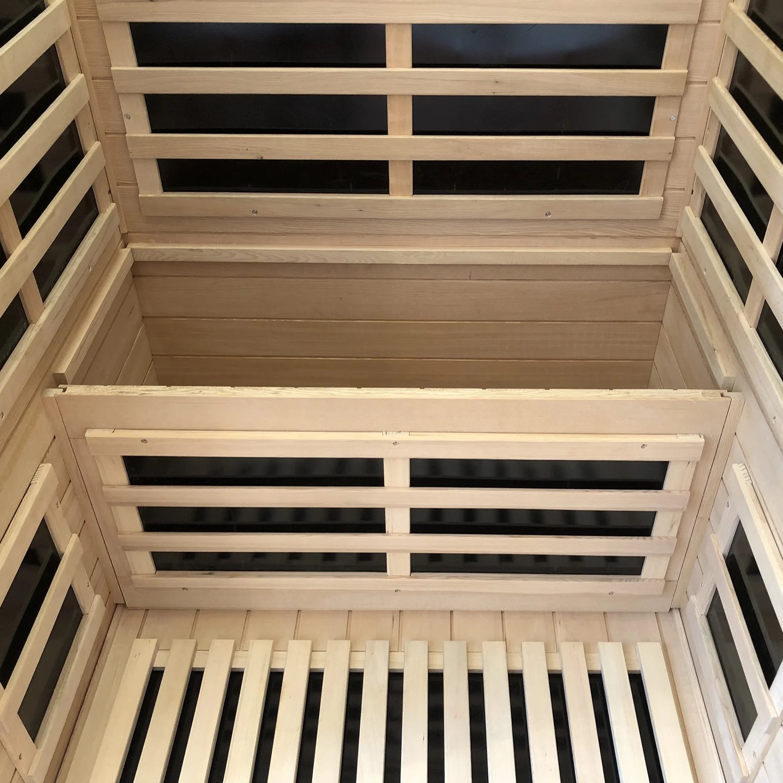 Far Infrared Saunas for Home 1 Person Hemlock Home Sauna Spa with LED Reading Light 1350W EMF Dry Sauna Room for Outdoor Indoor