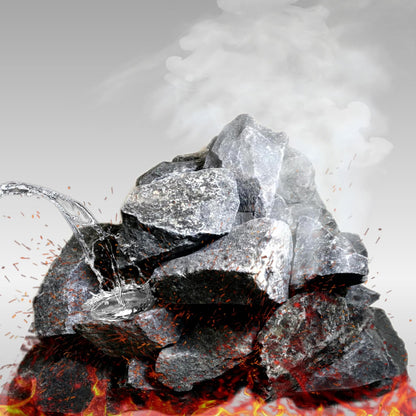 Sauna Rocks/Sauna Stones, 35 Lb Box of Lava Rock for Steam Sauna, Sauna Stone