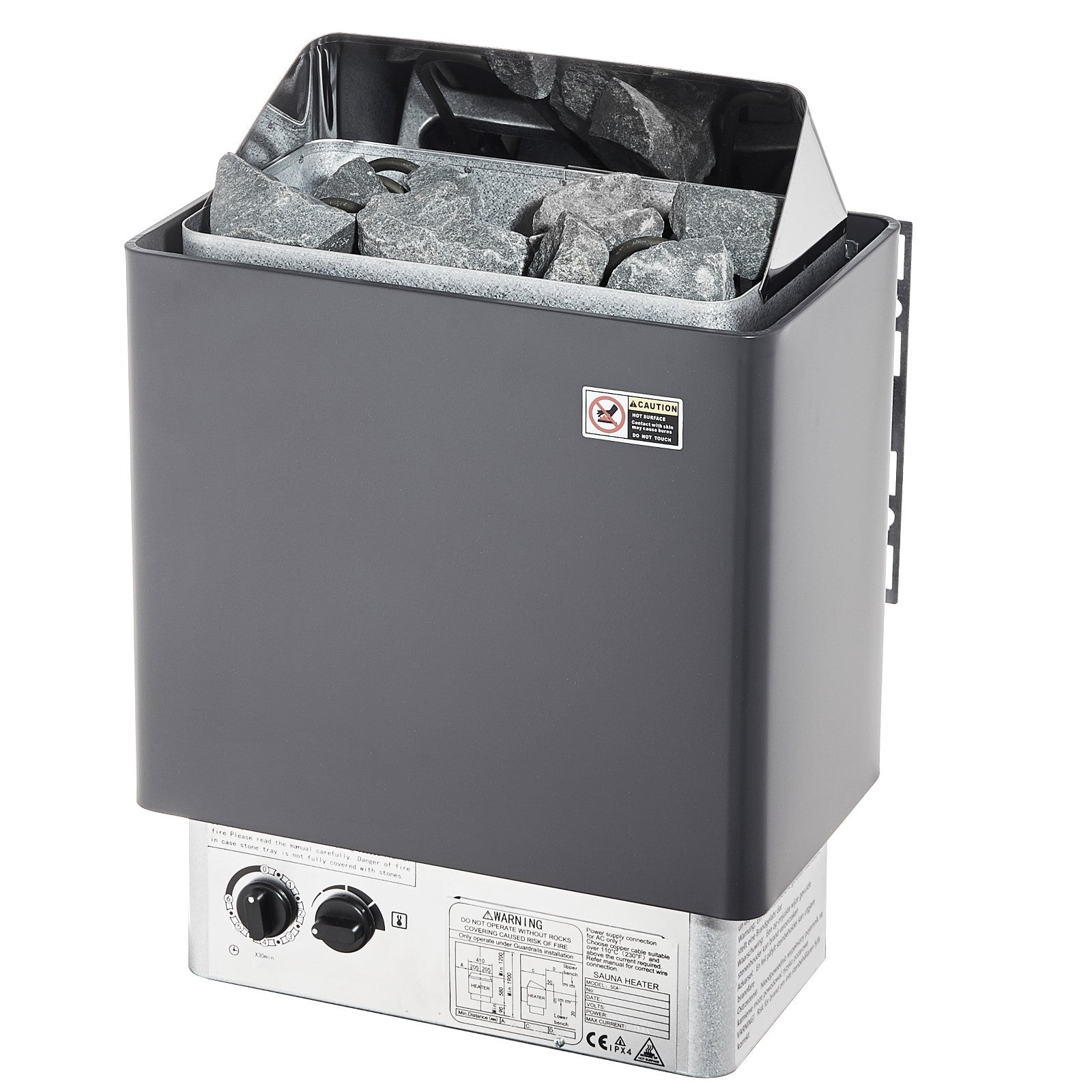 Uimoso Sauna Heater Stove 6KW Wet & Dry Stailess Steel W/ Internal Controller