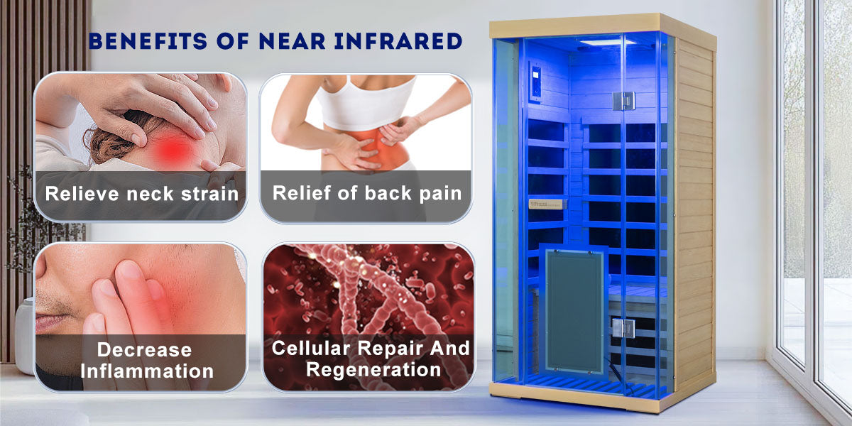 WizzaSaunas SH01 1-Person Full Spectrum Infrared Sauna (Hemlock)