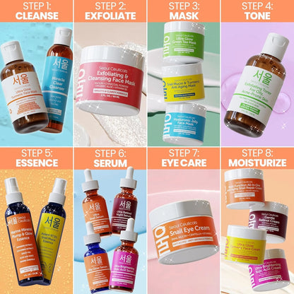 Korean Skin Care Essence Toner - K Beauty Skincare Spray Mist for Face Contains Cucumber Extract and Marine Minerals + Organic Aloe - Get That Healthy Youthful Glow
