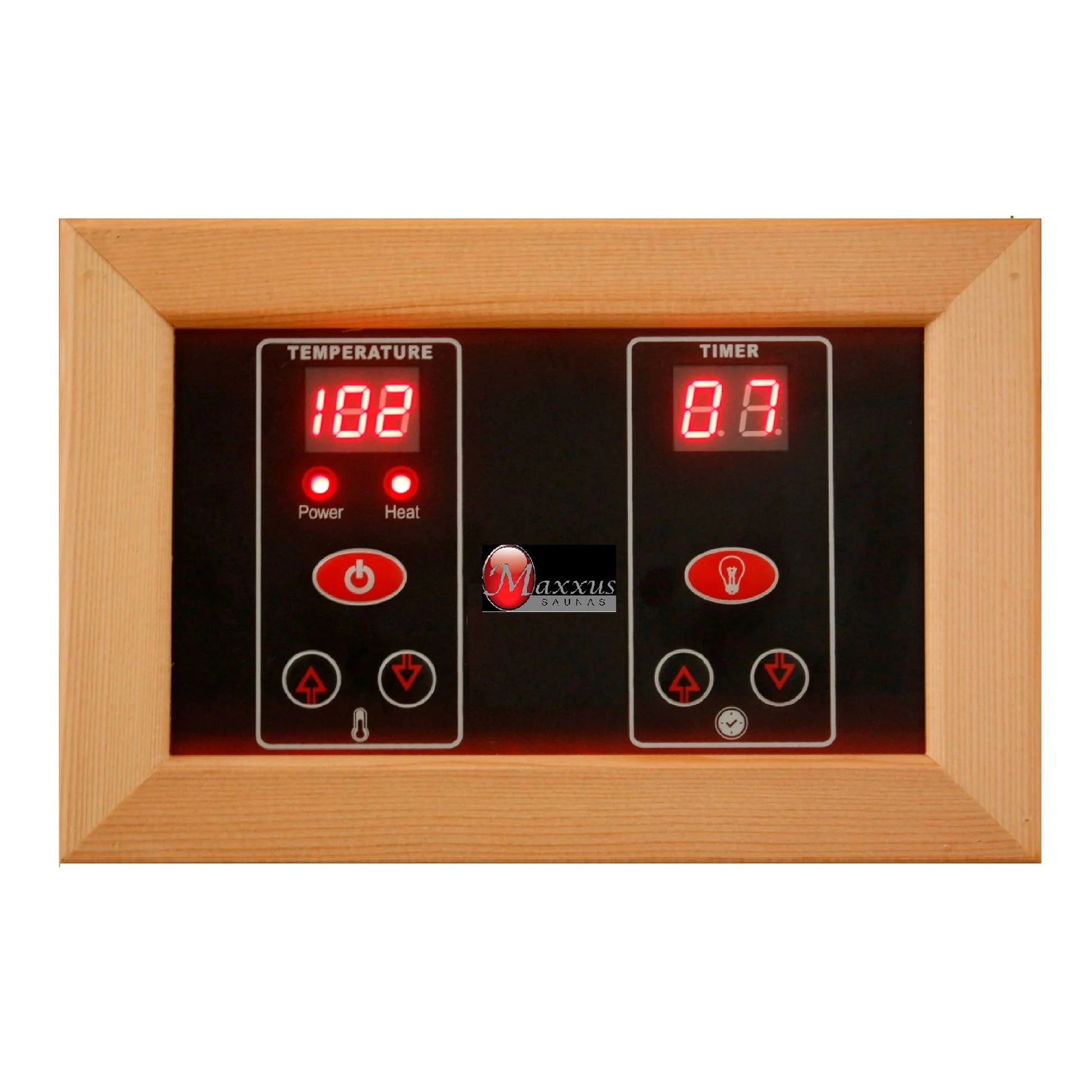 Toulouse 2 Person Infrared Sauna W/Speakers, Canadian Hemlock
