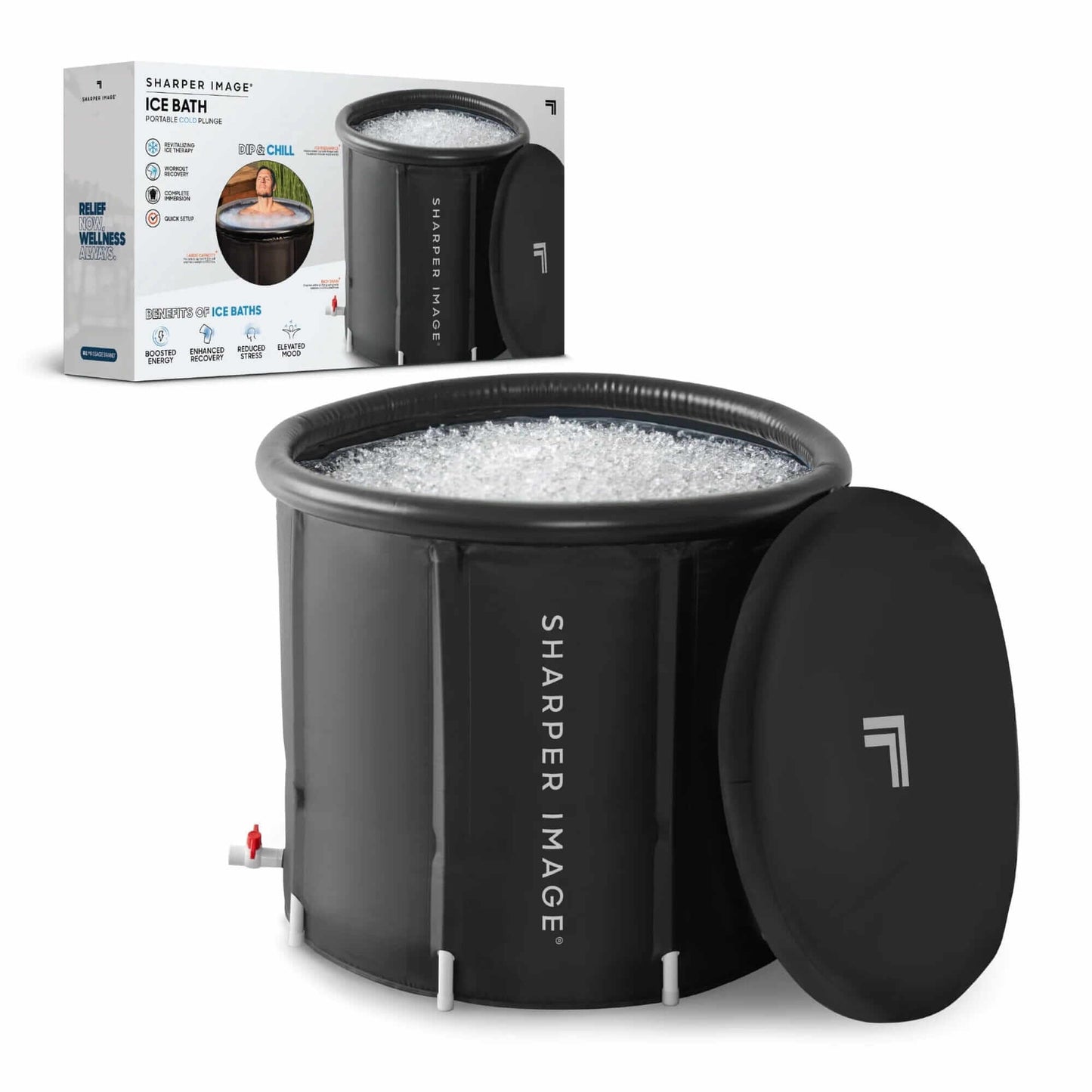 Sharper Image Ice Bath Portable Cold Plunge - EverVibe Life