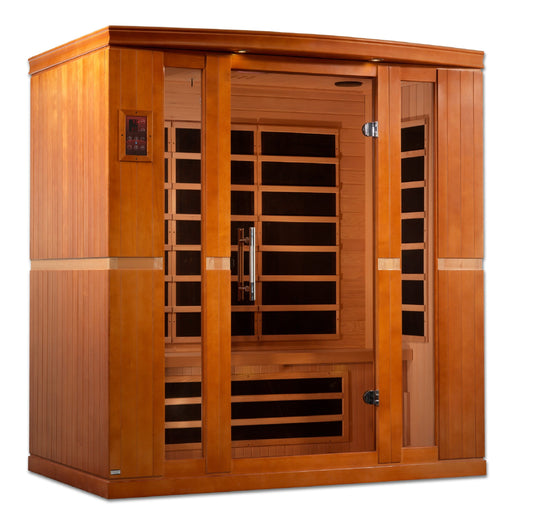 Golden Designs Low EMF Far Infrared 4-Person Sauna, Bergamo Edition