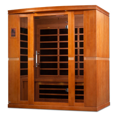 Golden Designs Low EMF Far Infrared 4-Person Sauna, Bergamo Edition