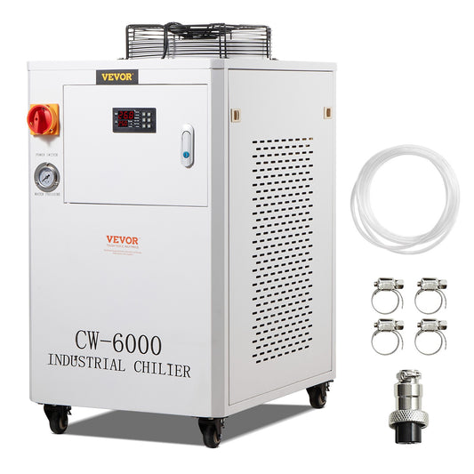 Industrial Water Chiller CW-6000 15L 65L/Min Laser Chiller with Compressor