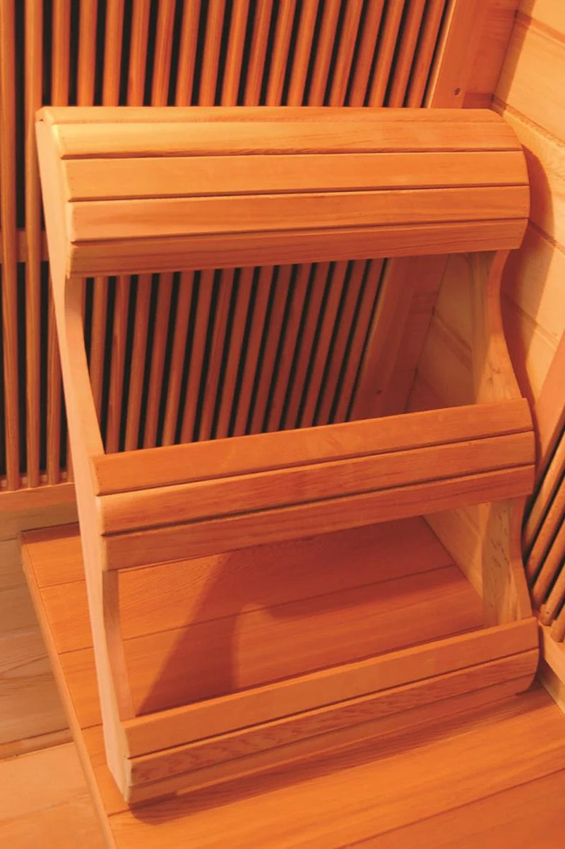 Sunray Sierra 2-Person Infrared Cedar Sauna with Carbon Heaters