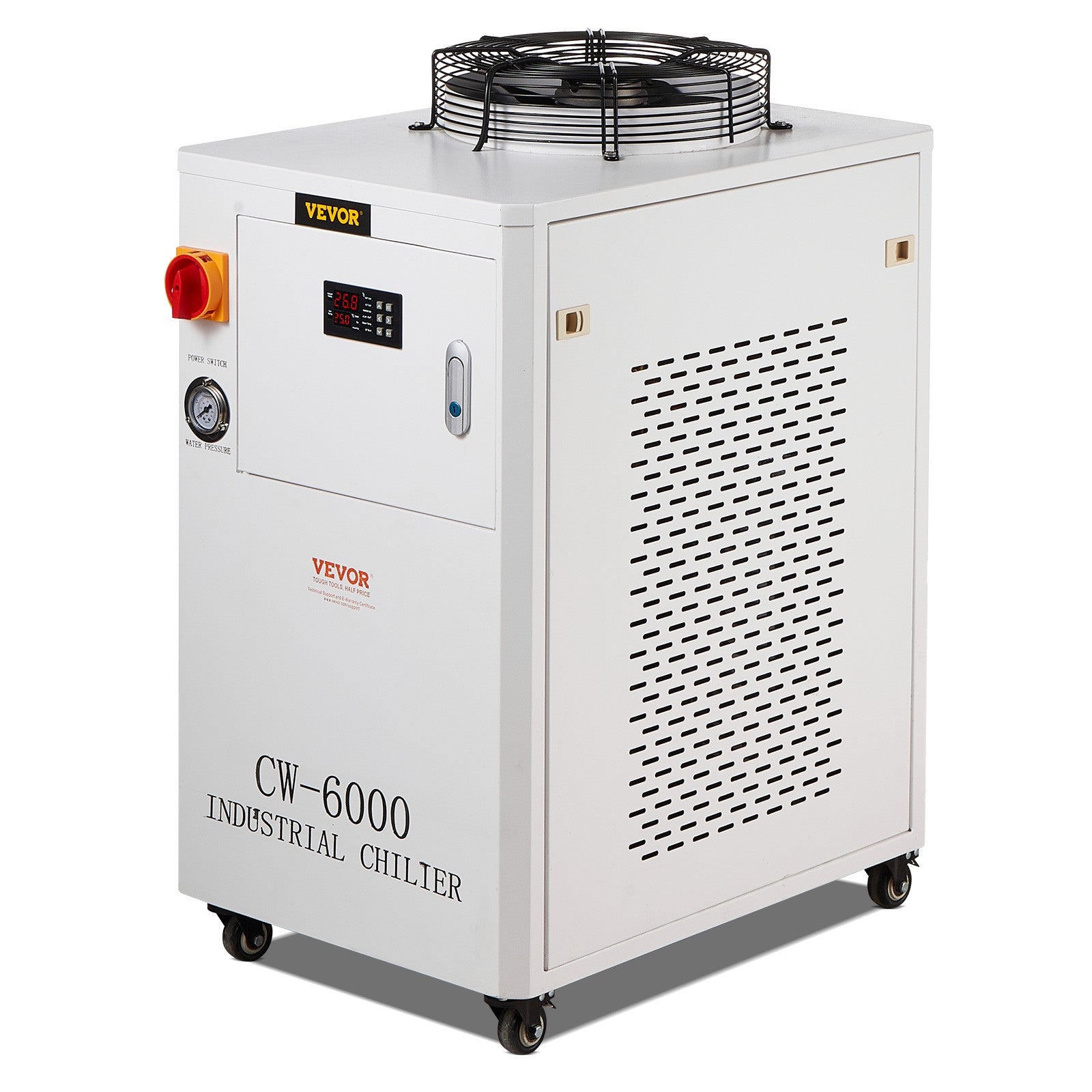 Industrial Water Chiller CW-6000 15L 65L/Min Laser Chiller with Compressor