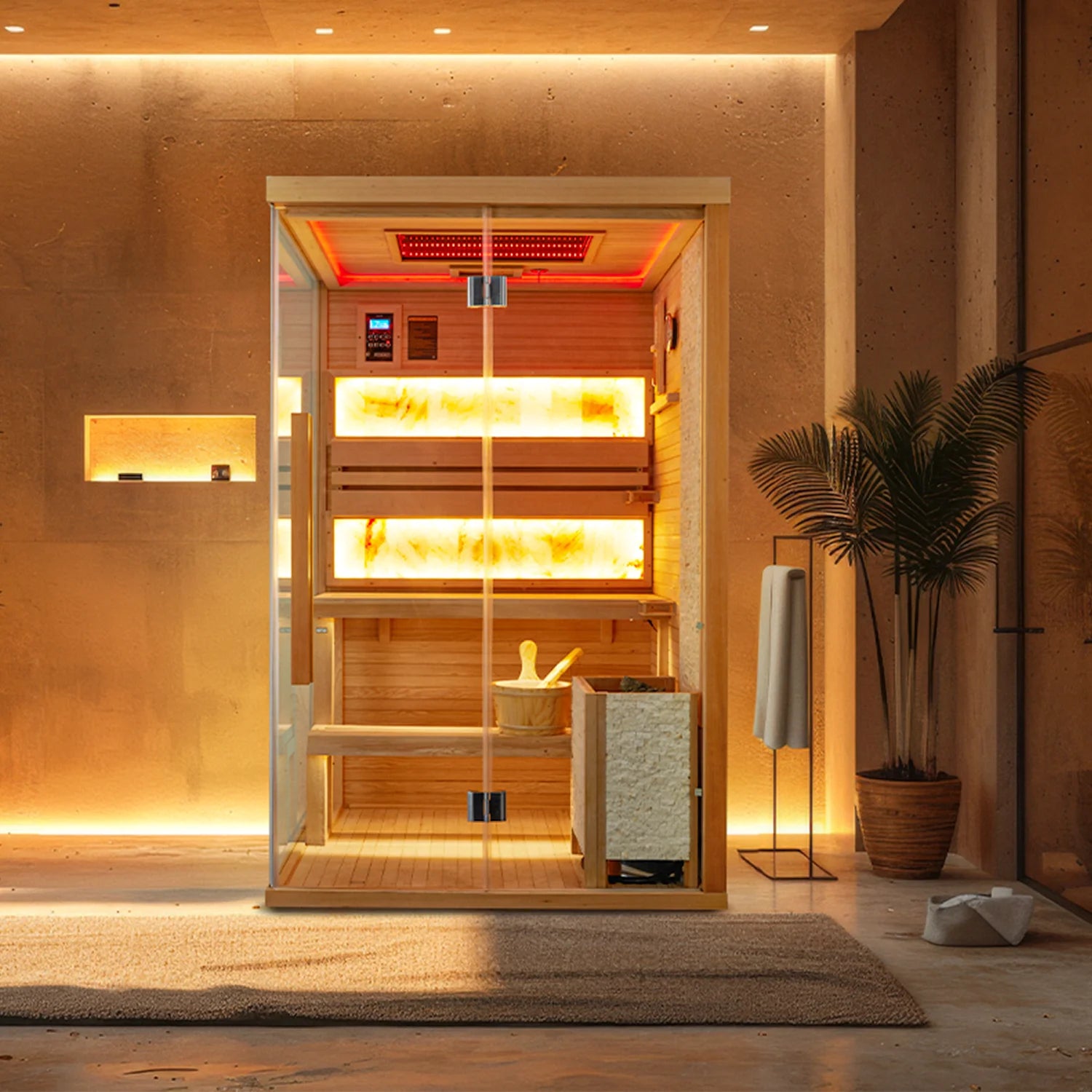 Premium Indoor Traditional Steam Sauna - EverVibe Life