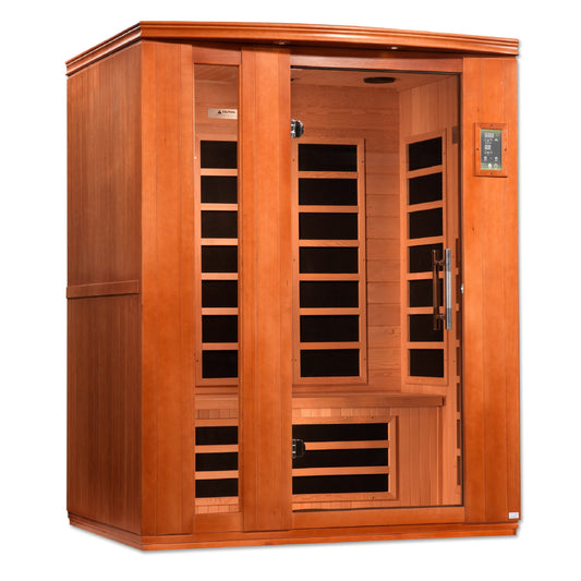 Golden Designs Lugano Edition Low EMF 3-Person Sauna