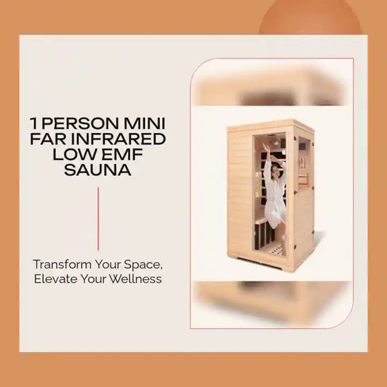 1 Person Mini Far Infrared Low EMF Sauna by@Outfy