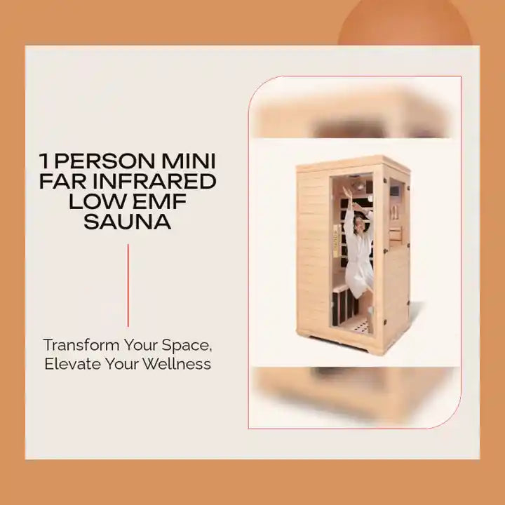 1 Person Mini Far Infrared Low EMF Sauna by@Outfy