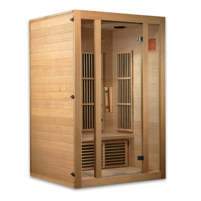 Golden Designs Seattle Edition Low EMF 2 Person Sauna