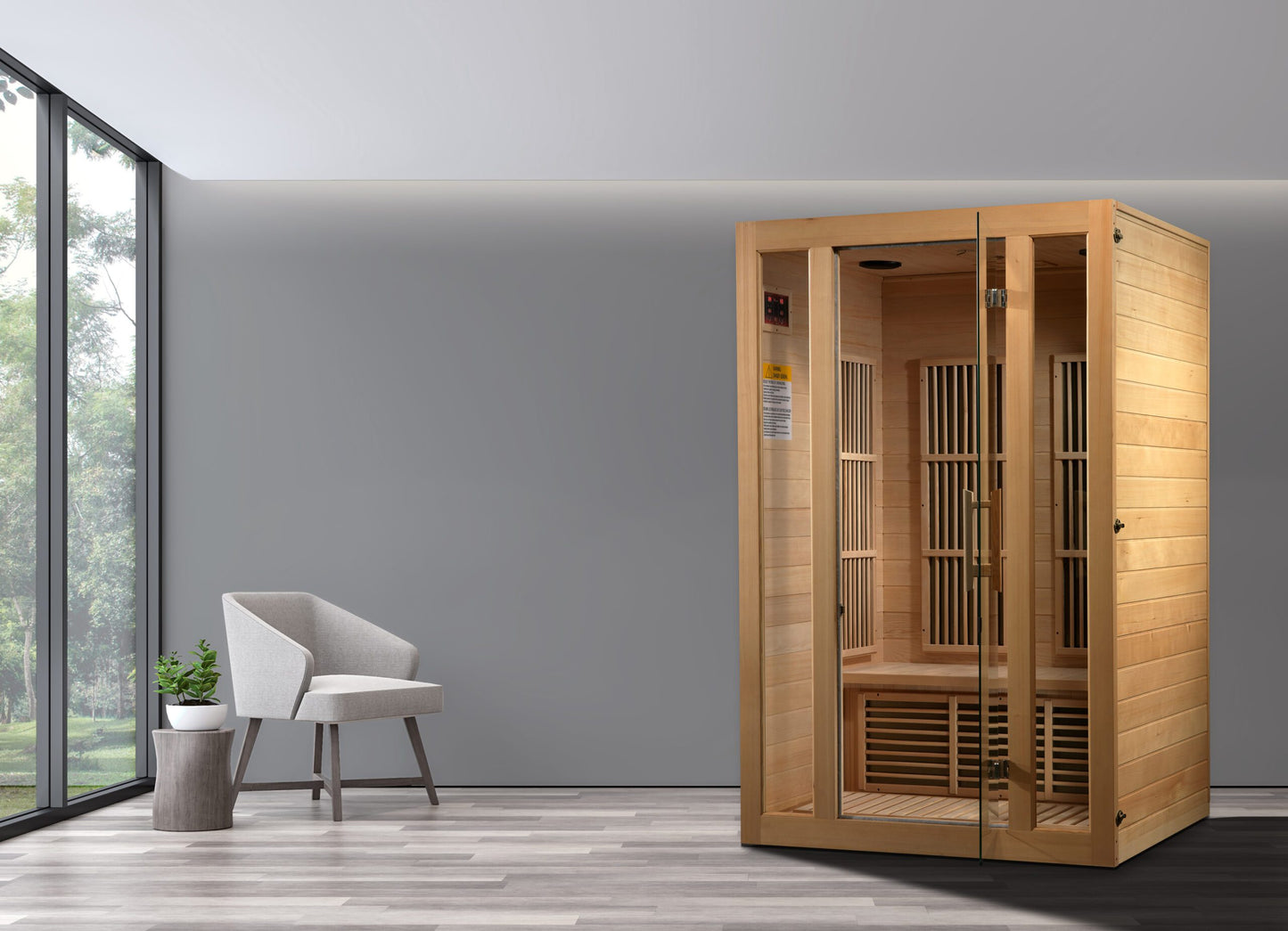 Golden Designs Seattle Edition Low EMF 2 Person Sauna