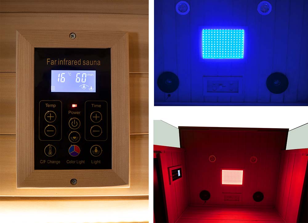 WizziSauna SH02 2-Person Full Spectrum Infrared Sauna (Hemlock)