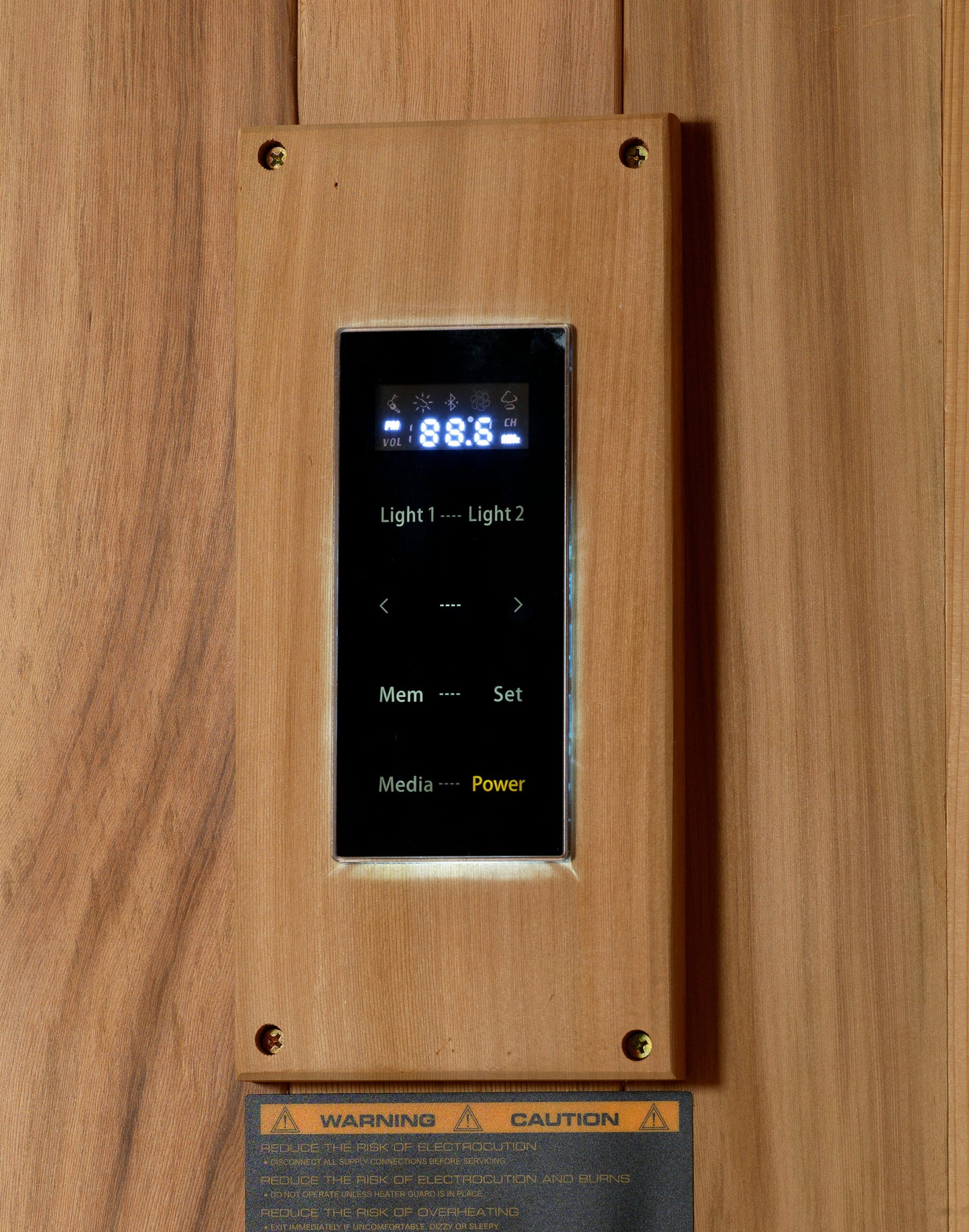 Golden Designs Sundsvall Edition 2-Person Traditional Sauna – Canadian Red Cedar Interior and Pacific Premium Clear Cedar Exterior