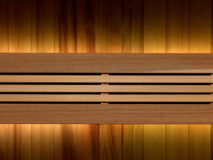 Golden Designs Sundsvall Edition 2-Person Traditional Sauna – Canadian Red Cedar Interior and Pacific Premium Clear Cedar Exterior